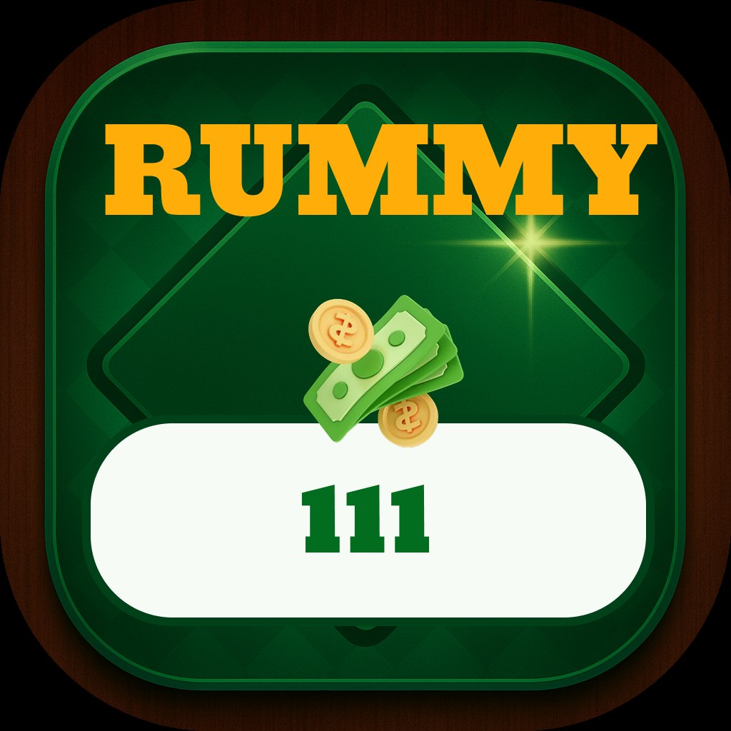 Rummy 111 game app logo